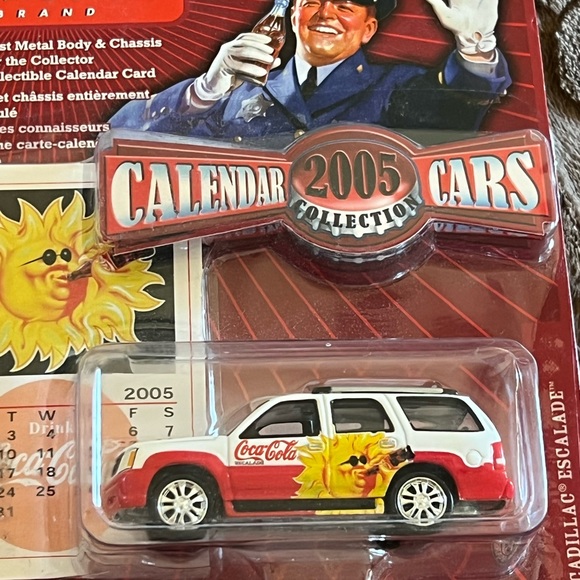 Coca Cola Johnny Lightning Calendar Cars, 2003 Cadillac Escalade, Coke - Picture 2 of 4